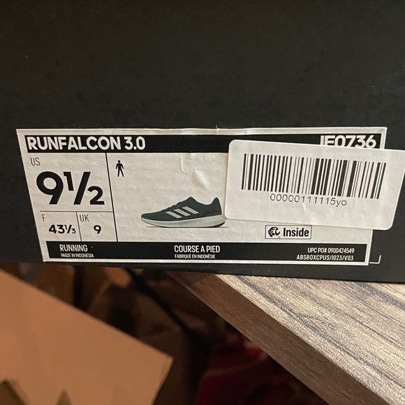 NWT Adidas Runfalcon 3.0 Collegiate Green Shoes - Picture 2 of 12